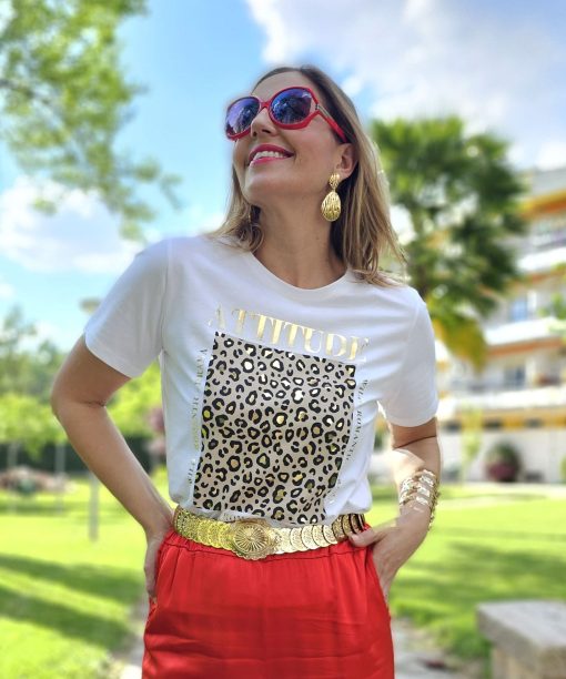 Alternative view of Camiseta Attitude