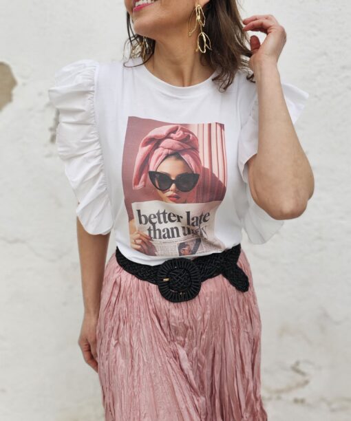 Alternative view of Camiseta Better Late