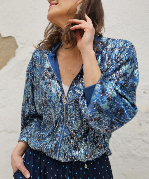 Alternative view of Bomber Paillettes