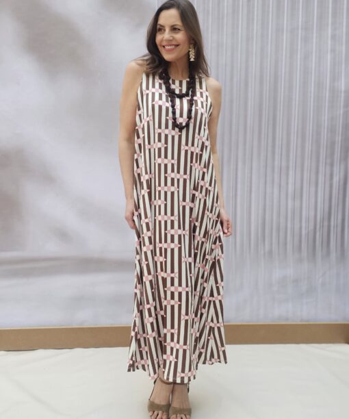 Vestido licra fría Valeria peces