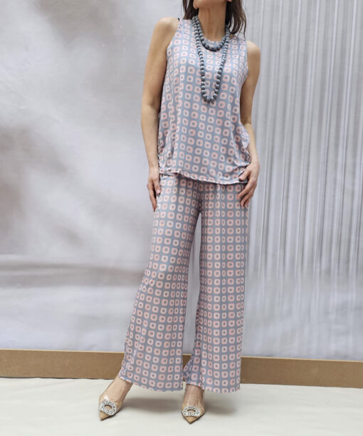 Alternative view of Collar Valeria gris seda