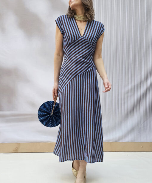 Alternative view of Vestido Ariadna Azul