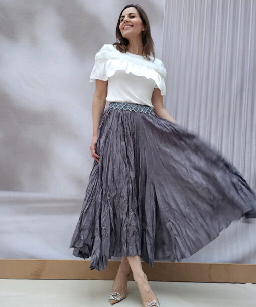 Falda Verona Gris