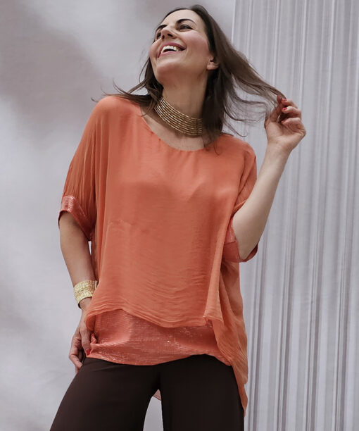 Blusa Seda Trafalgar Teja