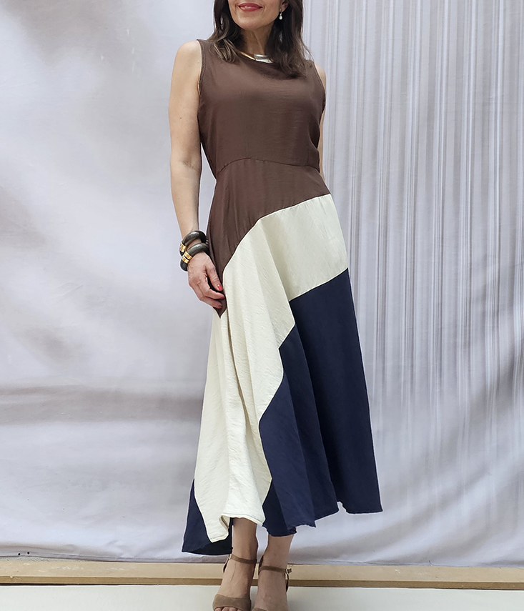 Vestido Tricolor Cake - Imagen 3