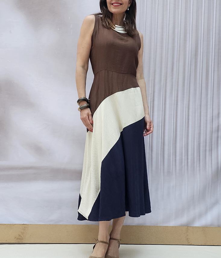 Vestido Tricolor Cake - Imagen 5
