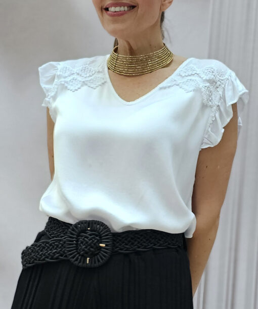Alternative view of Blusa Raso Fuenterrabía