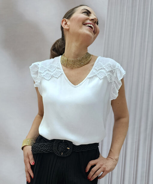 Blusa Raso Fuenterrabía