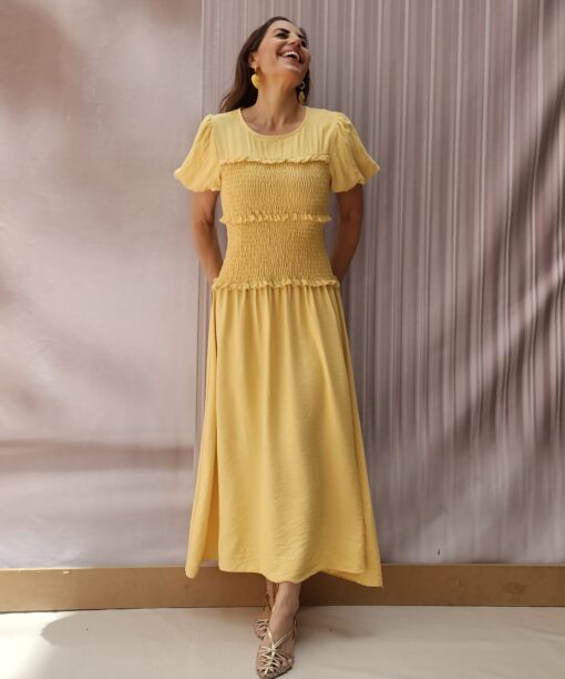 Alternative view of Vestido Fruncido Málaga