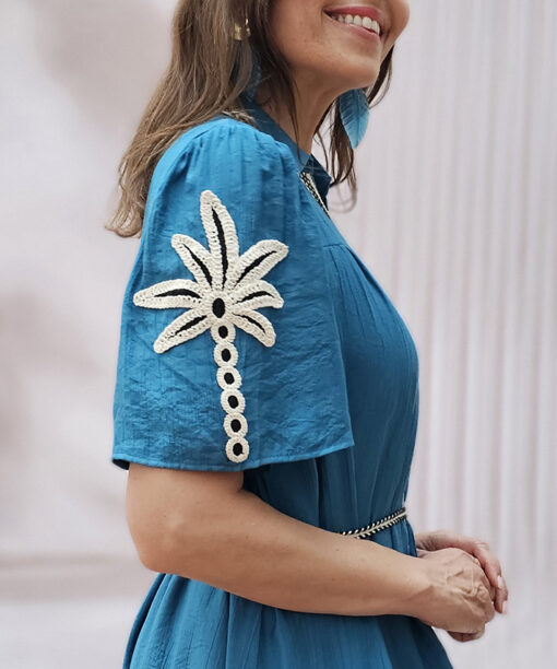 Alternative view of Vestido Camisero Étnico Donald