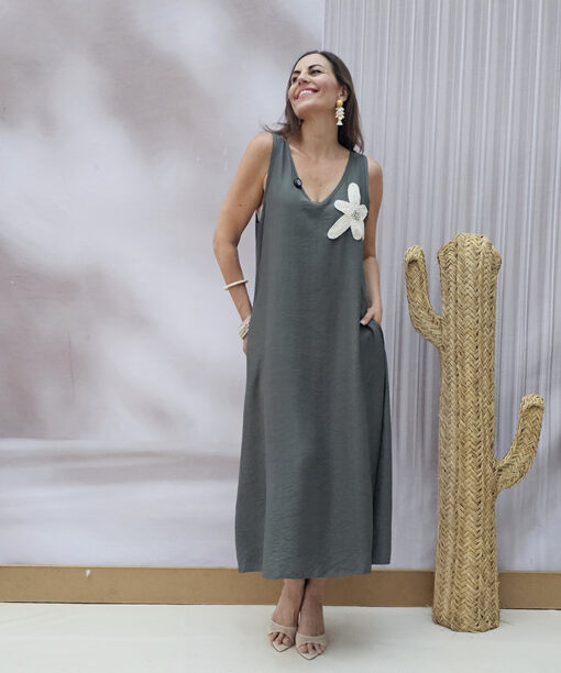 Vestido Largo Pico Esperanza