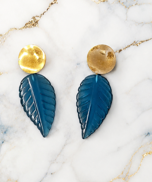 Pendientes Hoja Dorado Donald