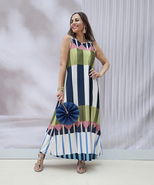 Alternative view of Vestido Licra Pink Rose