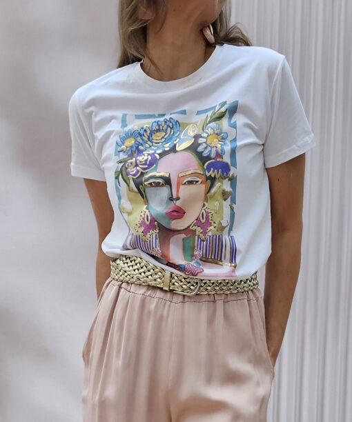 Alternative view of Camiseta Transfer Pink Rose