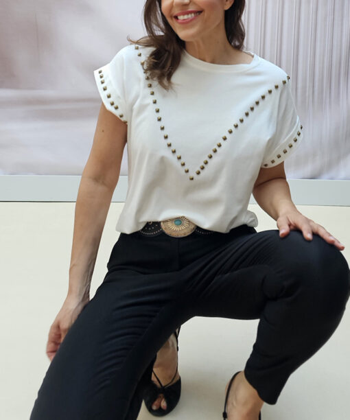 Alternative view of Camiseta Tachas Glam