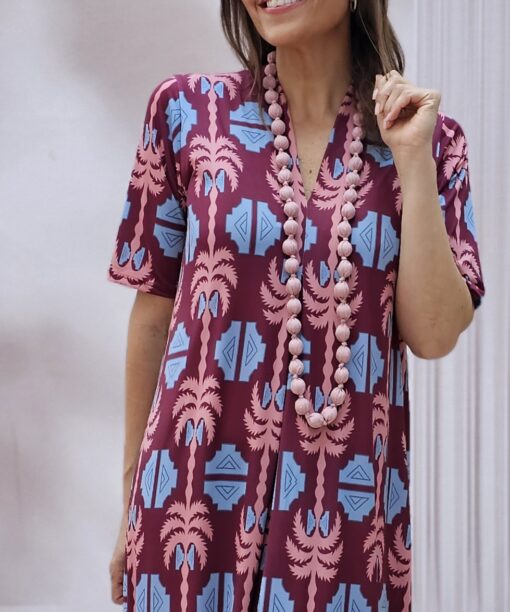 Collar Valeria Rosa Seda