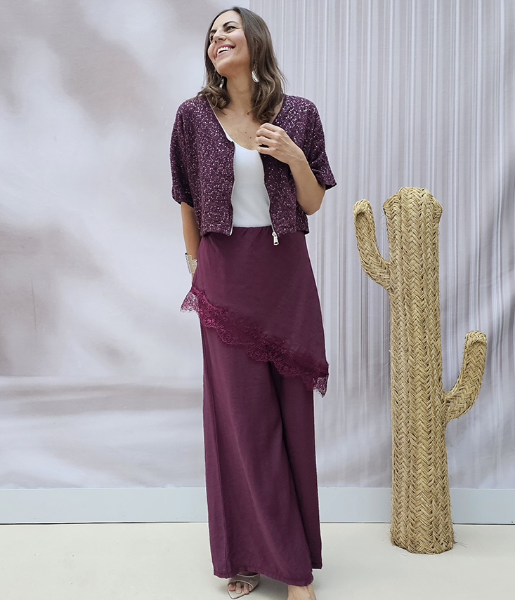 Chaqueta Lentejuelas Rioja - Imagen 3