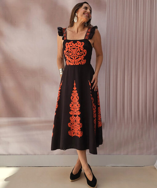 Vestido Estampado Lady Desmayo - Imagen 4