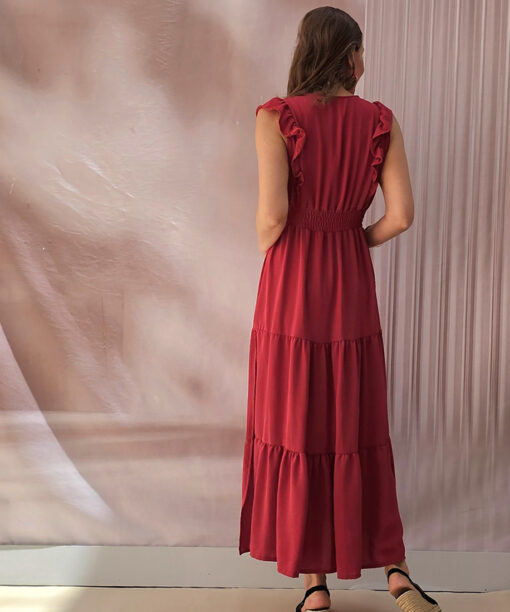 Vestido Cereza Hebilla Desmayo - Imagen 6