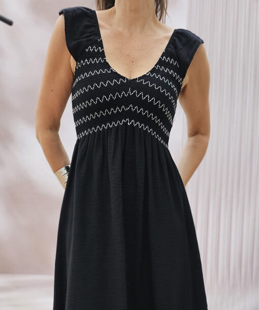 Alternative view of Vestido Fruncido Carmen