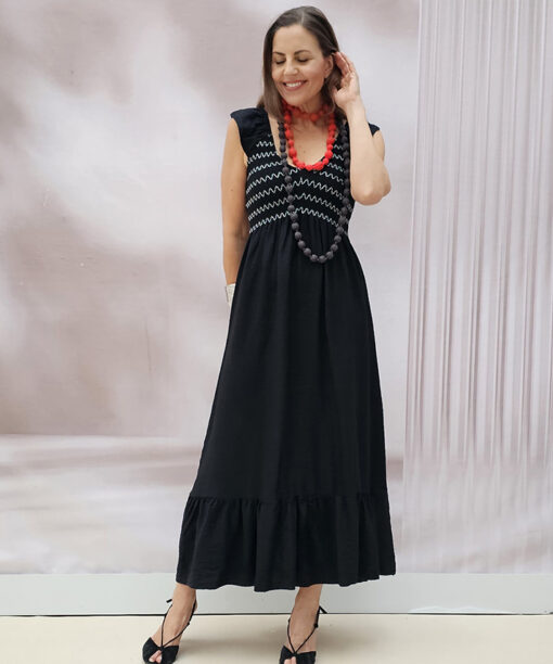 Vestido Fruncido Carmen