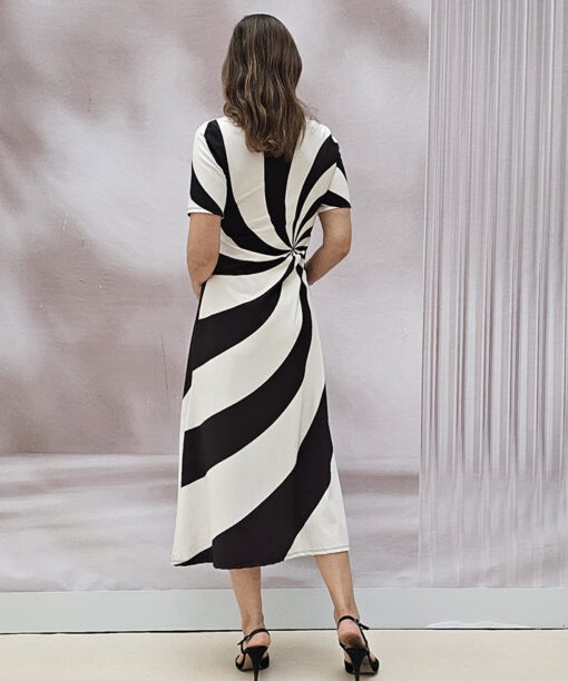 Vestido Bicolor Licra Fría Carmen - Imagen 6