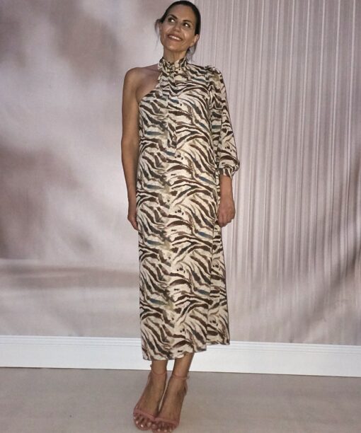 Vestido Zahara crudo - Imagen 3