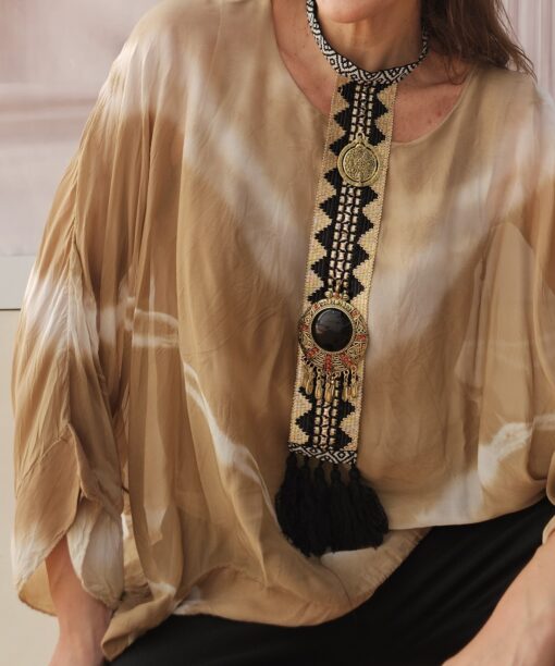 Blusa seda Golden - Imagen 5