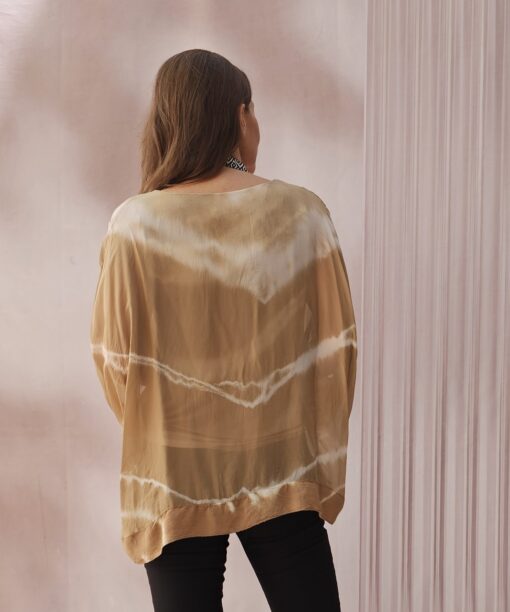 Blusa seda Golden - Imagen 3