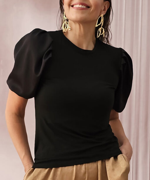 Camiseta Khissa negro