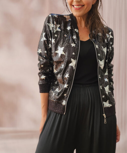 Bomber Lentejuelas estrella Michael - Imagen 5