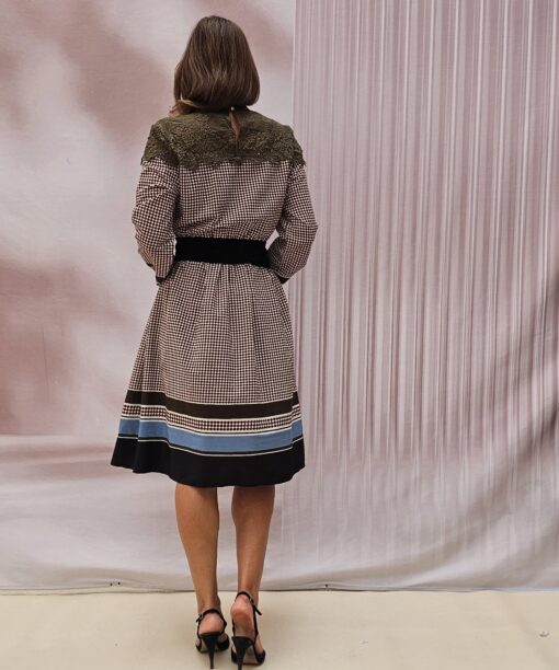 Vestido estampado retro - Imagen 4