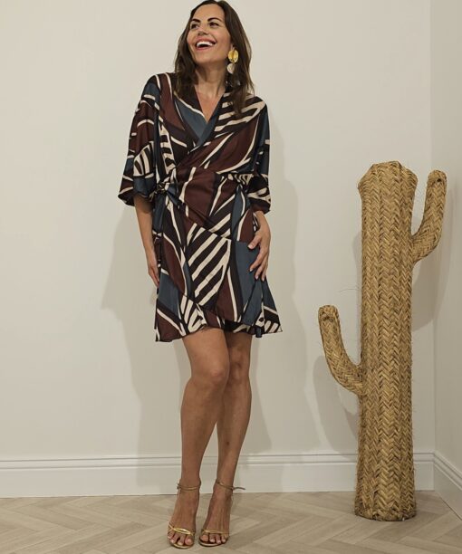 Vestido raso Otoño - Imagen 5