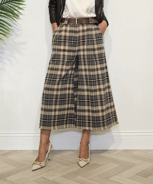 Alternative view of Falda pantalón cuadros British