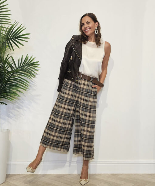 Falda pantalón cuadros British