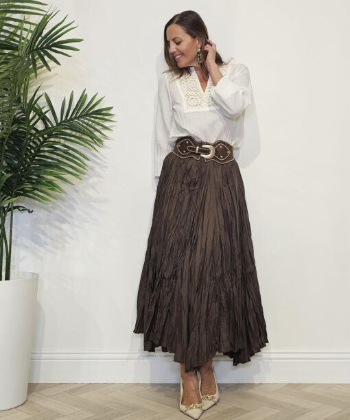 Falda Verona Chocolate - Imagen 7