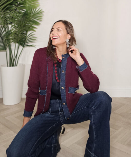 Chaqueta Combi Vino