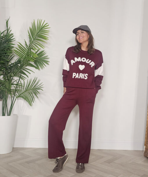 Conjunto Comfy Vino