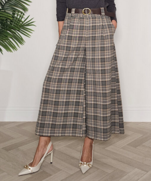 Alternative view of Falda pantalón cuadros British