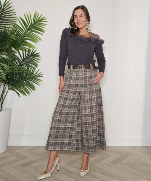 Falda pantalón cuadros British