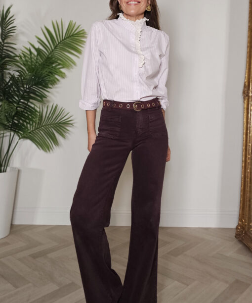 Camisa rayas y puntilla Rioja - Imagen 8