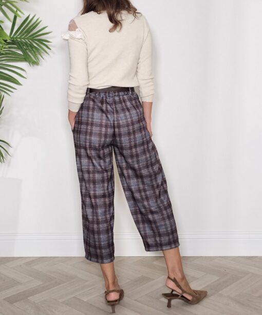 Pantalón Corsario cuadros - Imagen 7