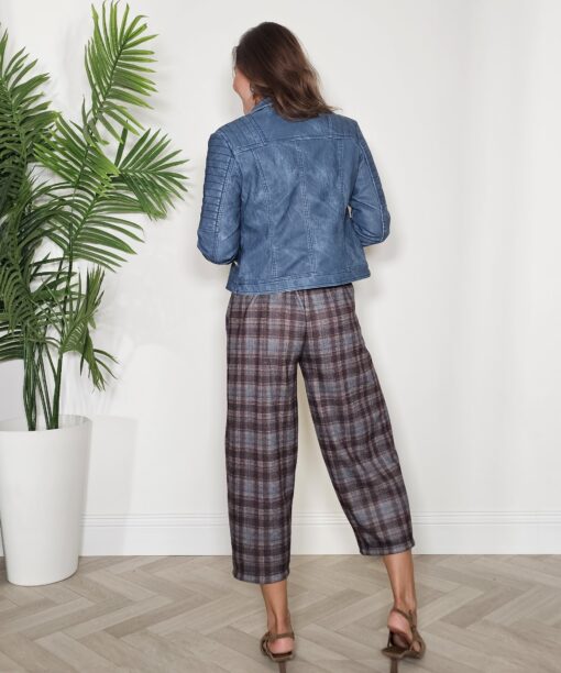Pantalón Corsario cuadros - Imagen 3