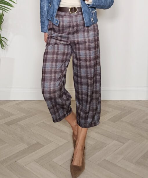 Pantalón Corsario cuadros