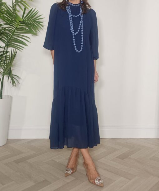 Vestido gasa lazada
