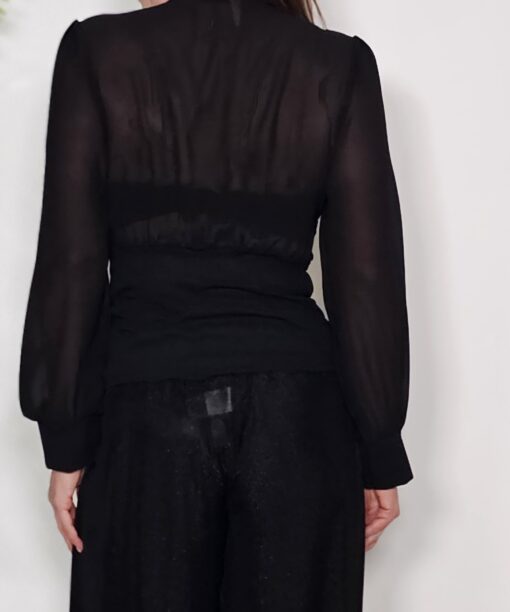 Blusa cruzada mangas gasa weekend - Imagen 9