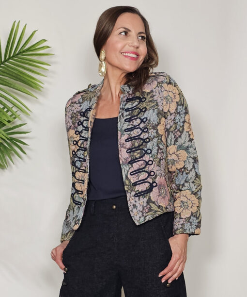 Alternative view of Chaqueta Militar tapiz Soft