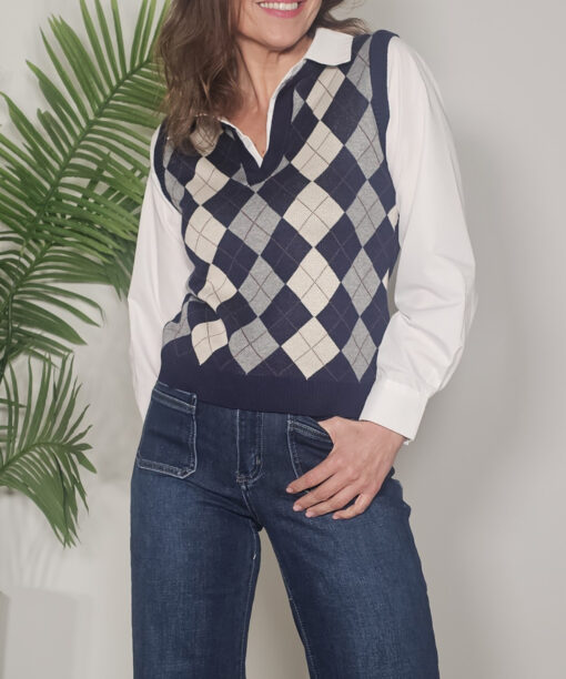 Sueter combi rombos Soft - Imagen 7