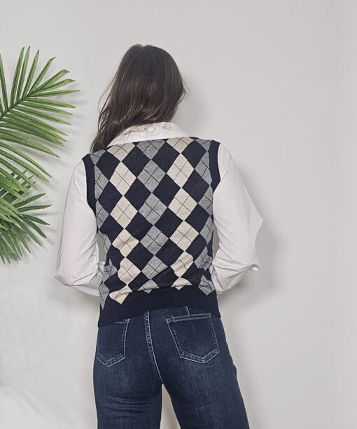 Sueter combi rombos Soft - Imagen 5