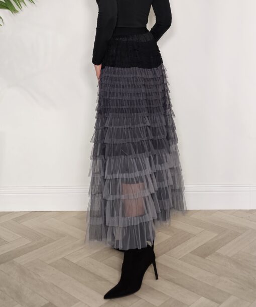 Alternative view of Falda Midaxi de Tul en Capas
